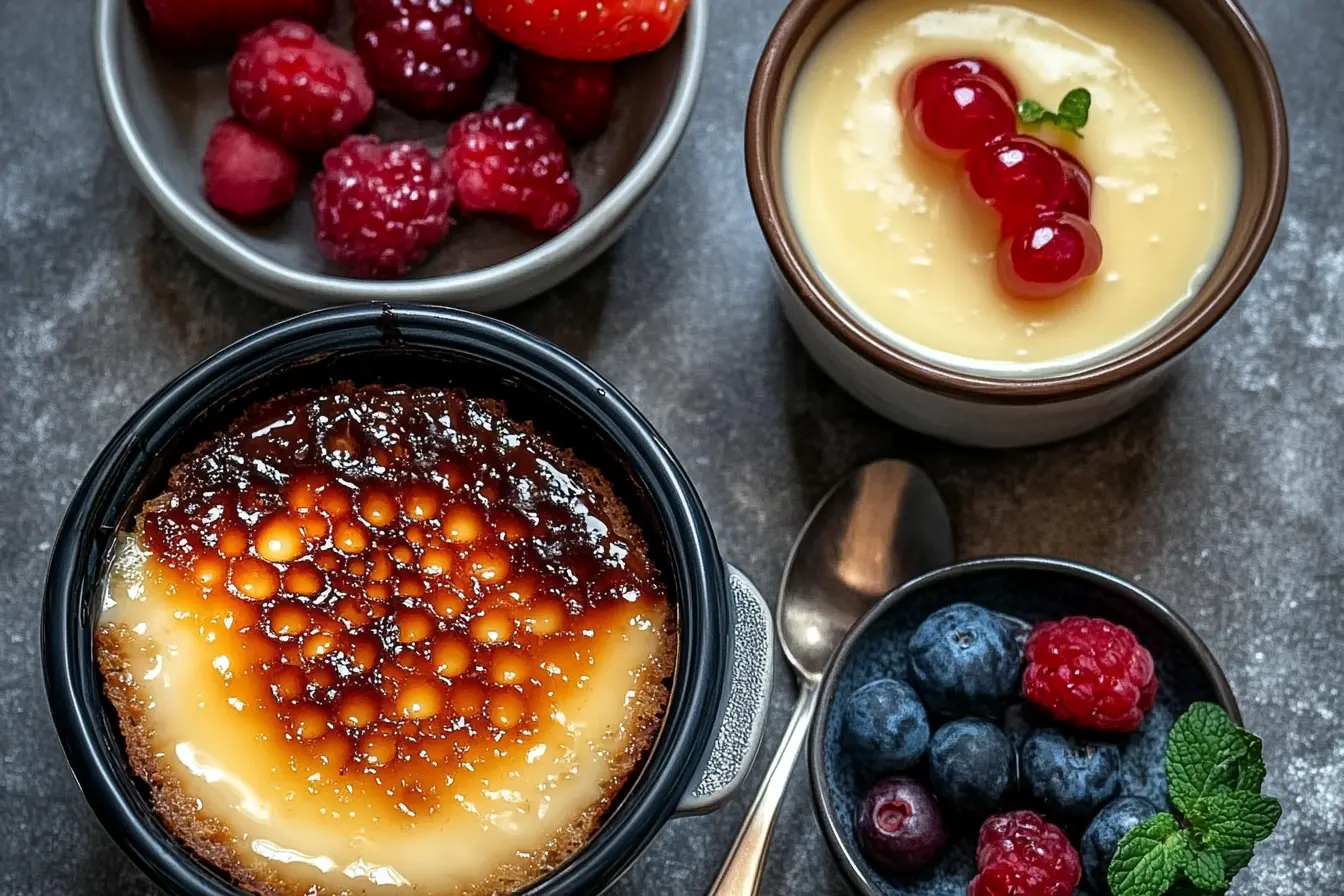 Crème Brûlée vs Custard