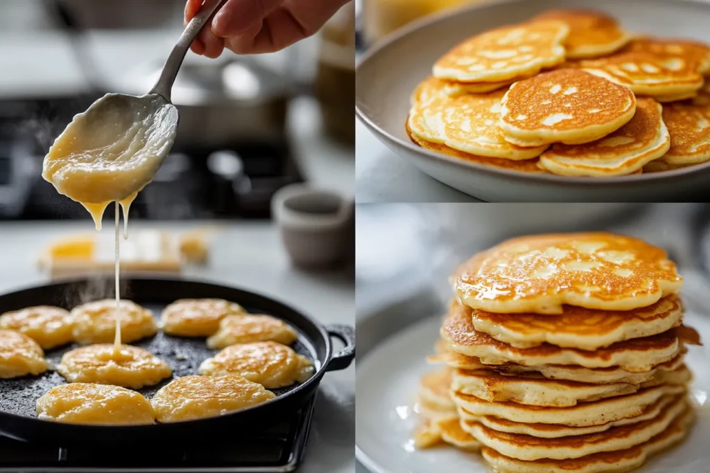 Step-by-step cooking process.