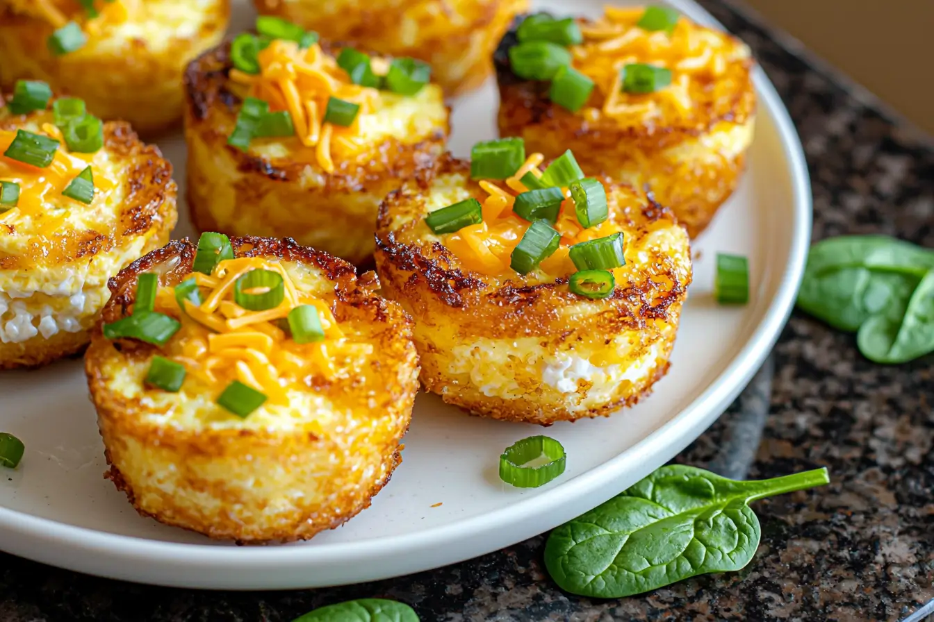 Delicious egg bites with cottage cheese