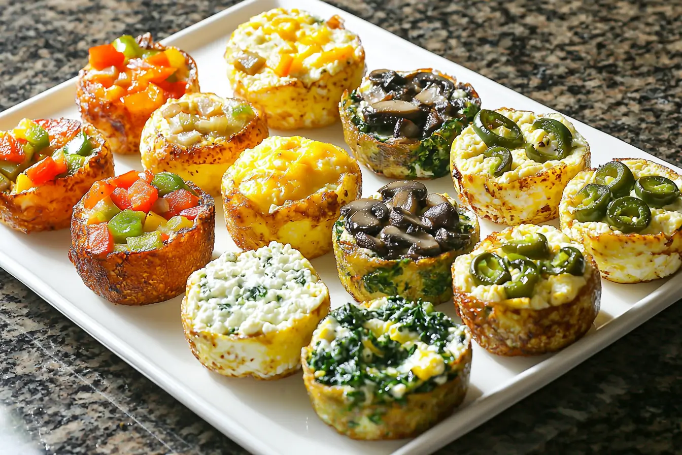 Flavor Variations of egg bites with cottage cheese